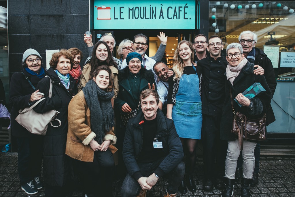 équipe du moulin à café