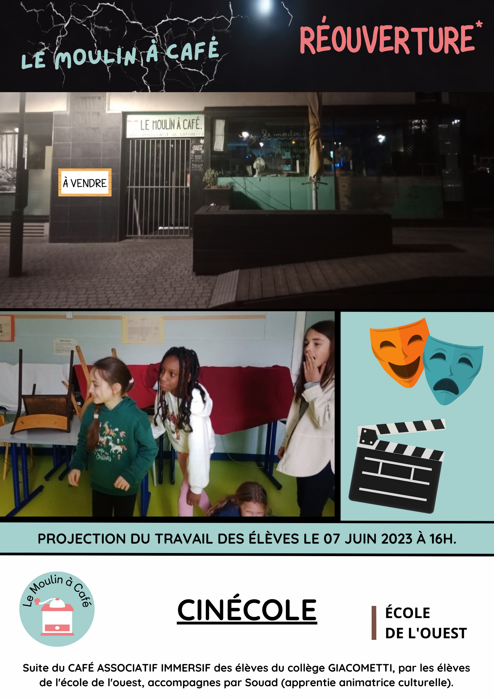 Expo cinécole café immersif