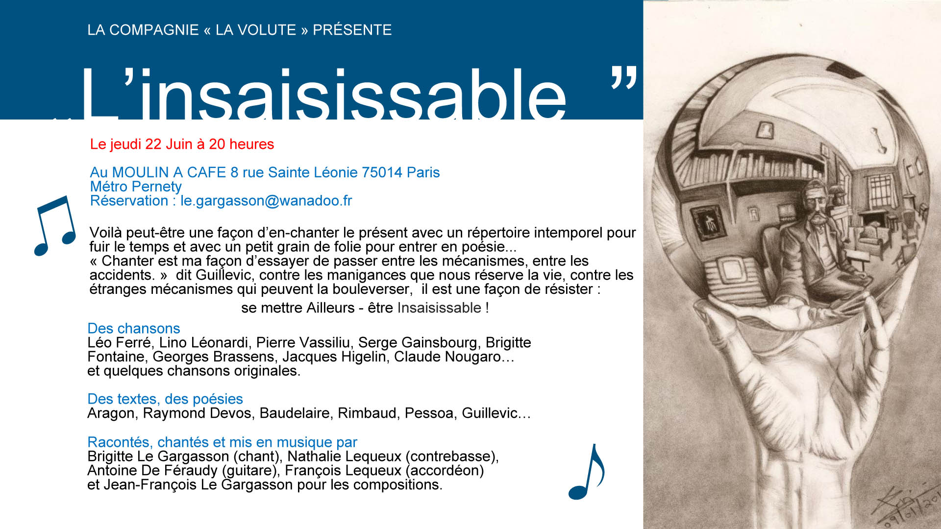 Concert : L’INSAISISSABLE