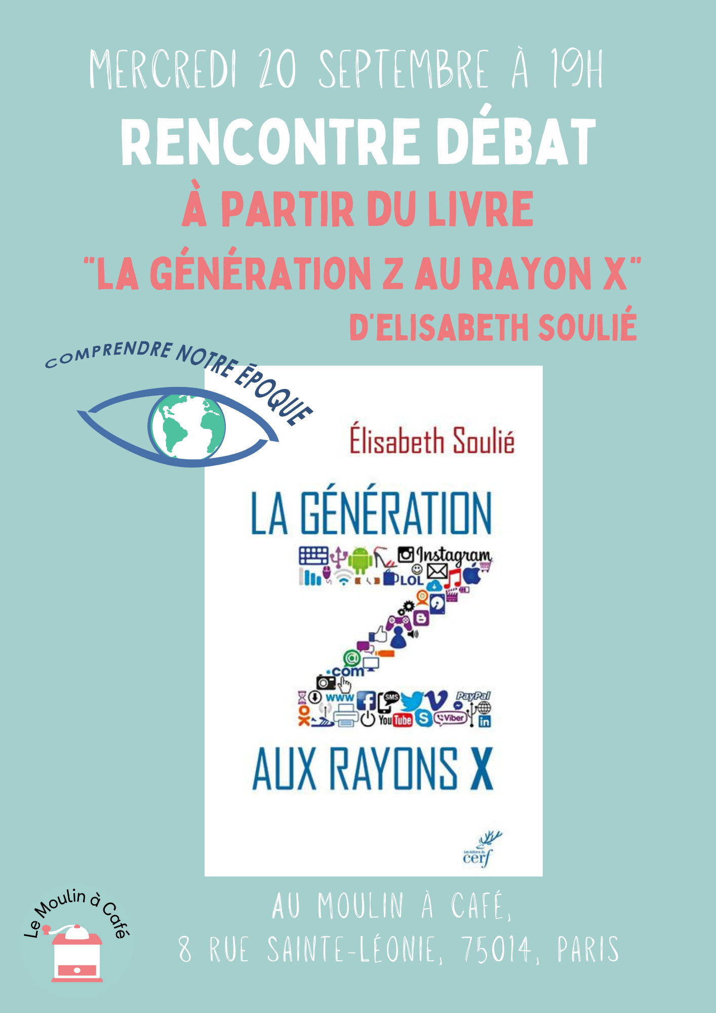 Rencontre débat à partir du livre «La génération Z au rayon X» -Elisabeth Soulié